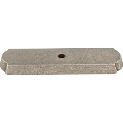 Top Knobs Aspen Rectangle Backplate 2 1/2" in Silicon Bronze Light