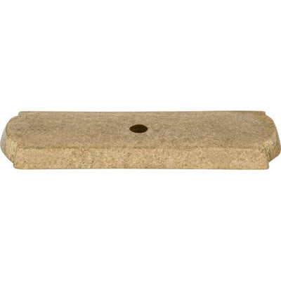 Top Knobs Aspen Rectangle Backplate 2 1/2" in Light Bronze