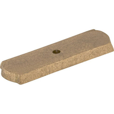 Top Knobs Aspen Rectangle Backplate 2 1/2" in Light Bronze