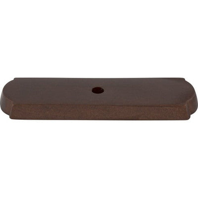 Top Knobs Aspen Rectangle Backplate 2 1/2" in Mahogany Bronze