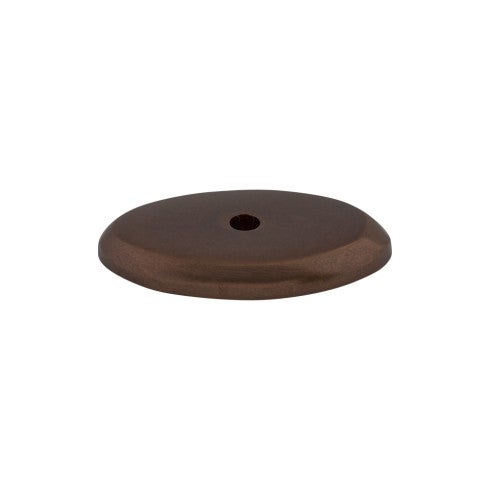 Top Knobs Aspen, Oval Backplate 1 1/2" in Mahogany Bronze