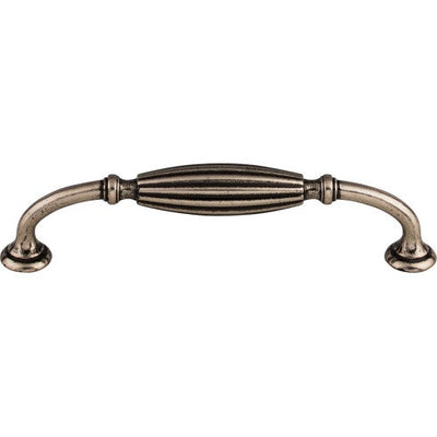Top Knobs Tuscany D Pull 5 1/16" c-c in Pewter Antique