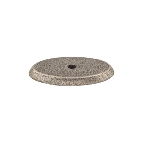 Top Knobs Aspen, Oval Backplate 1 3/4" in Silicon Bronze Light