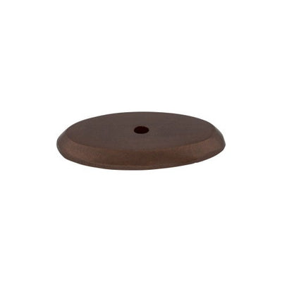 Top Knobs Aspen, Oval Backplate 1 3/4" in Mahogany Bronze
