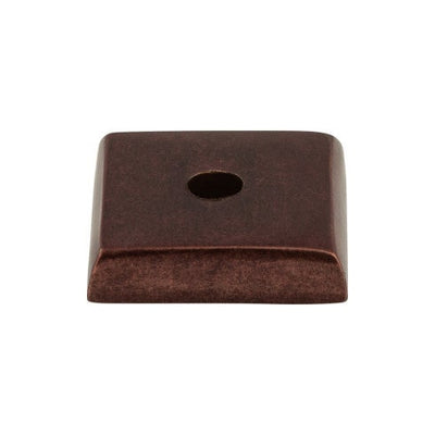 Top Knobs Aspen Square Backplate 7/8" in Mahogany Bronze