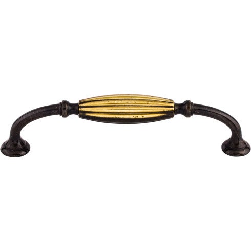 Top Knobs Tuscany D Pull 5 1/16" c-c in Dark Antique Brass
