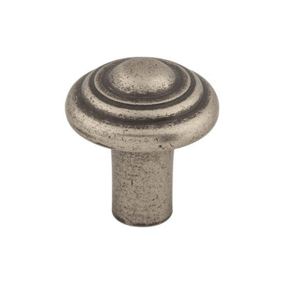 Top Knobs Aspen Button Knob 1 1/4" in Silicon Bronze Light