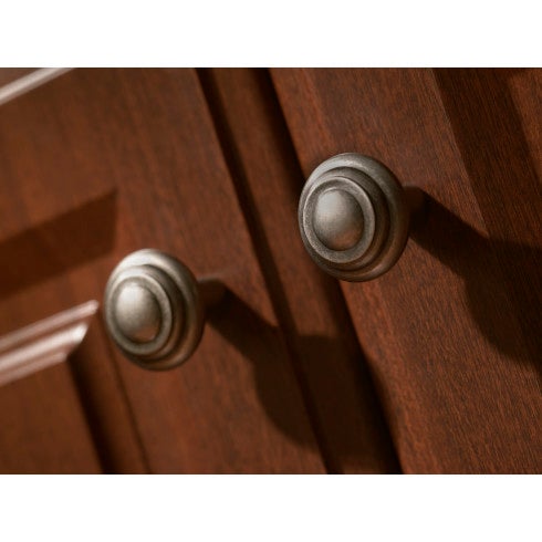 Top Knobs Aspen Button Knob 1 1/4" in Light Bronze