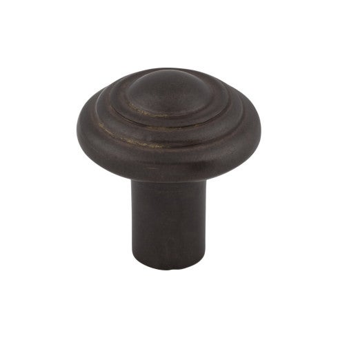 Top Knobs Aspen Button Knob 1 1/4" in Medium Bronze