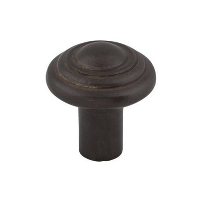 Top Knobs Aspen Button Knob 1 1/4" in Medium Bronze