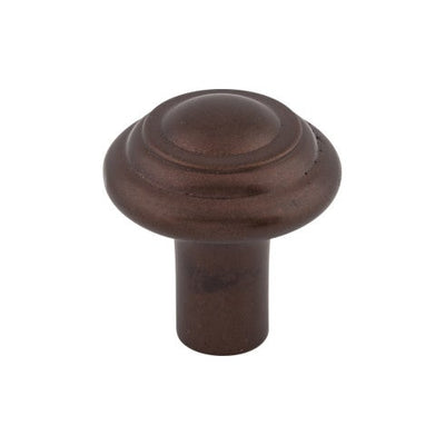 Top Knobs Aspen Button Knob 1 1/4" in Mahogany Bronze