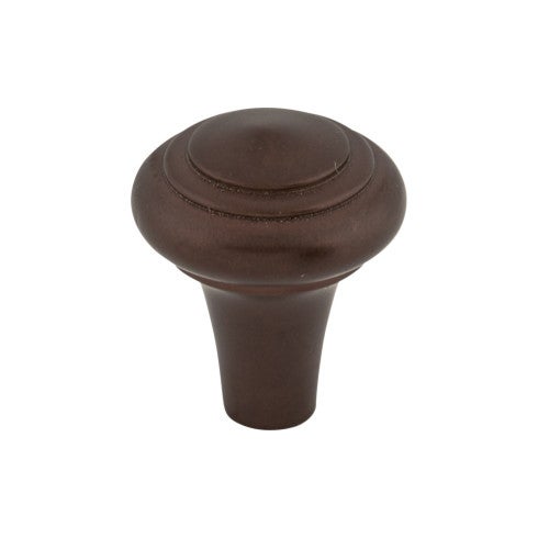 Top Knobs Aspen Peak Knob 1" in Mahogany Bronze