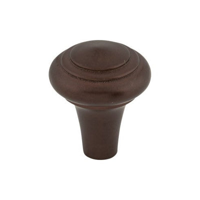 Top Knobs Aspen Peak Knob 1" in Mahogany Bronze