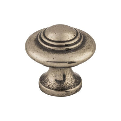 Top Knobs Ascot Knob 1 1/4" in Pewter Antique