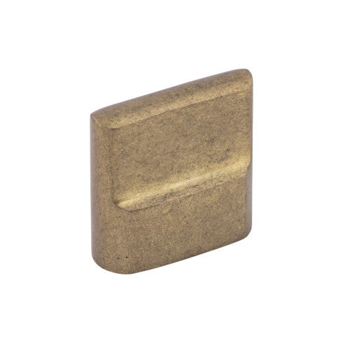 Top Knobs Aspen Flat Sided Knob 7/8" c-c in Light Bronze
