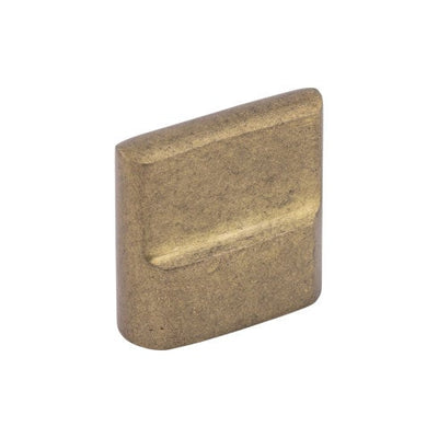 Top Knobs Aspen Flat Sided Knob 7/8" c-c in Light Bronze