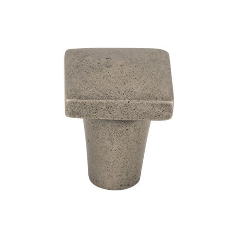 Top Knobs Aspen Square Knob 7/8" in Silicon Bronze Light