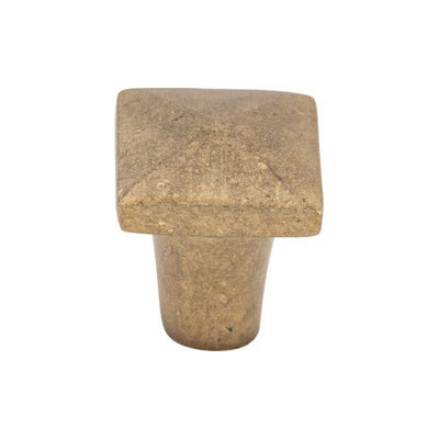 Top Knobs Aspen Square Knob 7/8" in Light Bronze