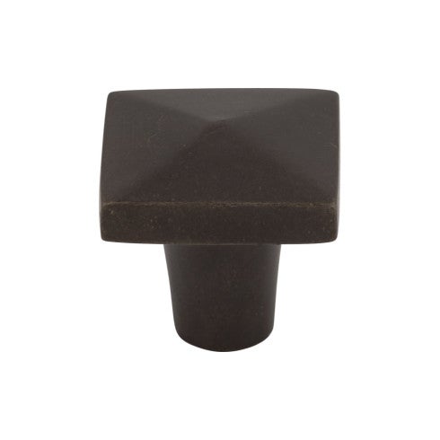 Top Knobs Aspen Square Knob 1 1/4" in Medium Bronze