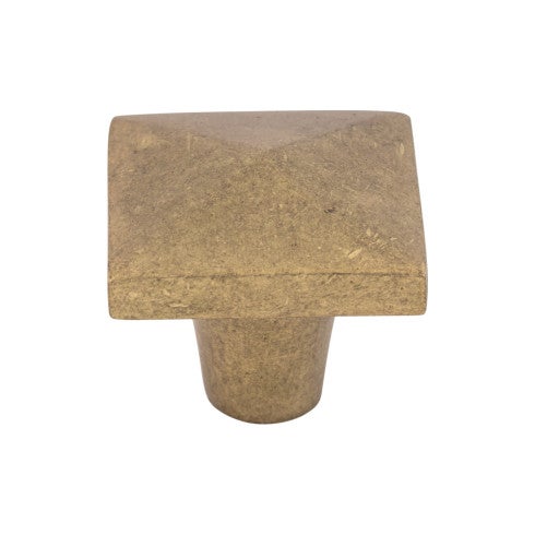 Top Knobs Aspen Square Knob 1 1/2" in Light Bronze