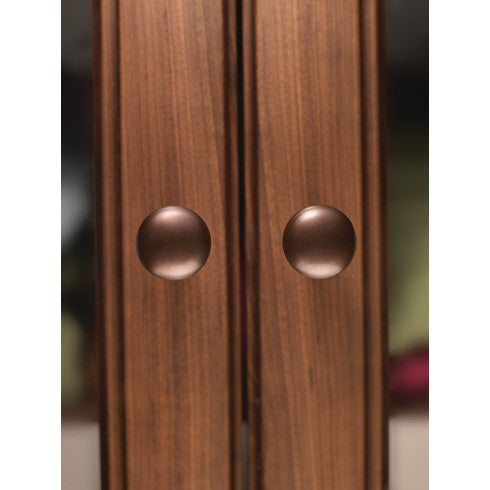 Top Knobs Aspen Round Knob 7/8" in Light Bronze