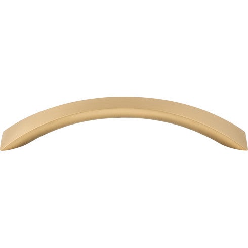 Top Knobs Crescent Flair Pull 5 1/16" c-c in Honey Bronze