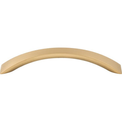 Top Knobs Crescent Flair Pull 5 1/16" c-c in Honey Bronze