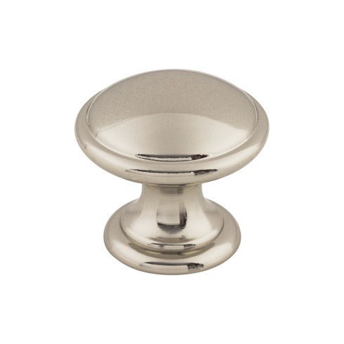 Top Knobs Rounded Knob 1 1/4" in Polished Nickel