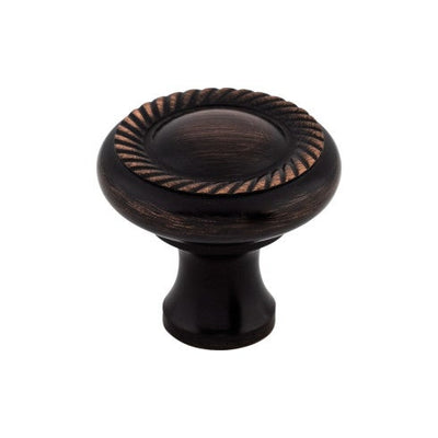 Top Knobs Swirl Cut Knob 1 1/4" in Tuscan Bronze