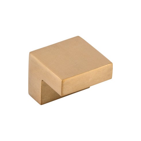 Top Knobs Square Knob 5/8" c-c in Brushed Bronze