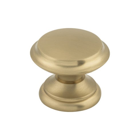 Top Knobs Flat Top Knob 1 3/8" in Brushed Bronze