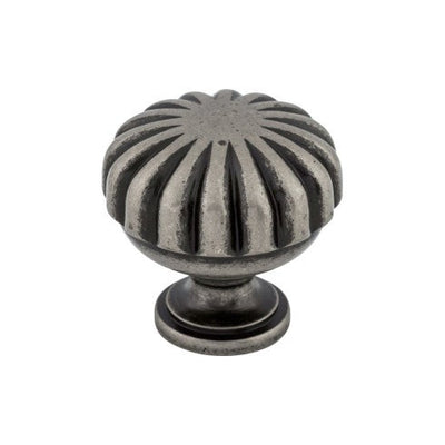 Top Knobs Melon Knob 1 1/4" in Pewter Antique