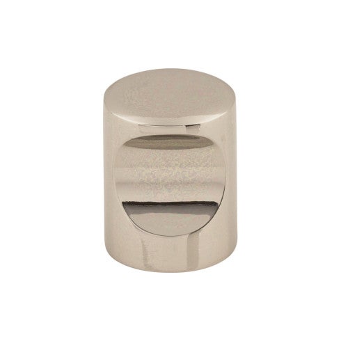 Top Knobs Nouveau Indent Knob 3/4" in Polished Nickel