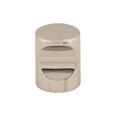 Top Knobs Nouveau Indent Knob 3/4" in Polished Nickel