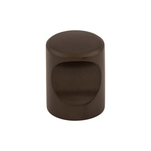 Top Knobs Nouveau Indent Knob 3/4" in Oil Rubbed Bronze