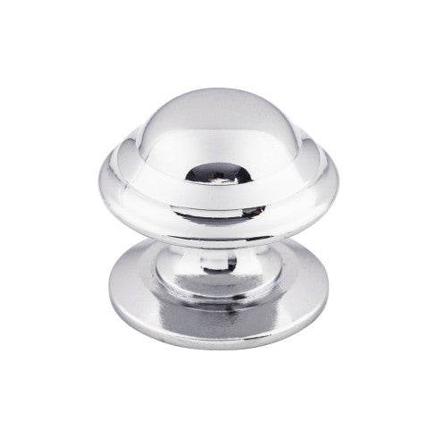 Top Knobs Empress Knob 1 3/8" in Polished Chrome