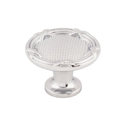Top Knobs Ribbon & Reed Knob 1 1/4" in Polished Chrome
