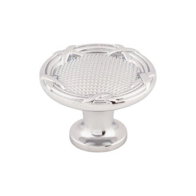Top Knobs Ribbon & Reed Knob 1 1/4" in Polished Chrome