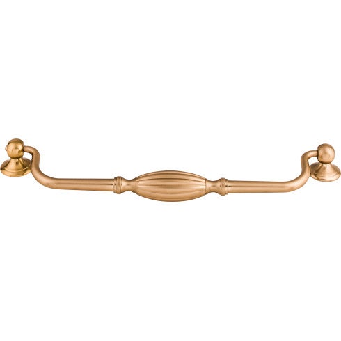 Top Knobs Tuscany Drop Pull 8 13/16" c-c in Brushed Bronze