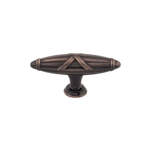 Top Knobs Ribbon & Reed T-Pull 2 3/4" in Tuscan Bronze