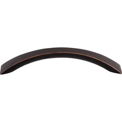 Top Knobs Crescent Flair Pull 5 1/16" c-c in Tuscan Bronze