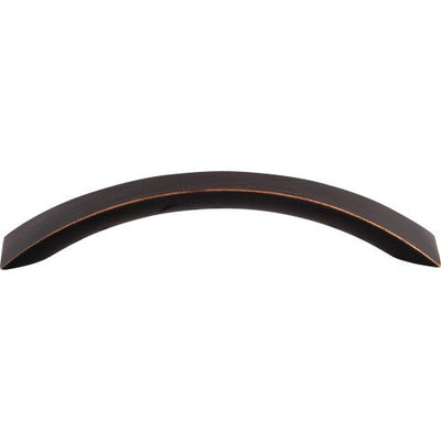 Top Knobs Crescent Flair Pull 5 1/16" c-c in Tuscan Bronze