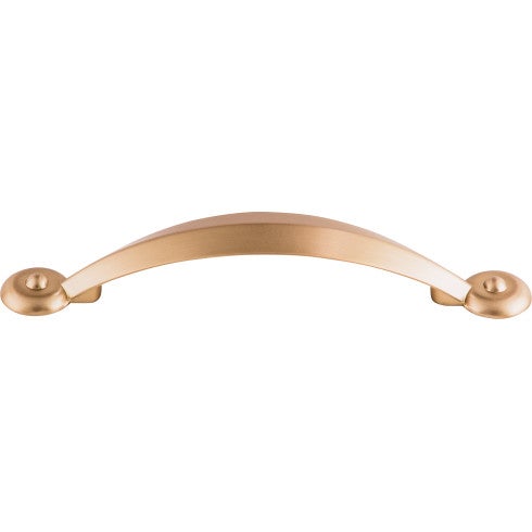 Top Knobs Angle Pull 3 3/4" c-c in Brushed Bronze