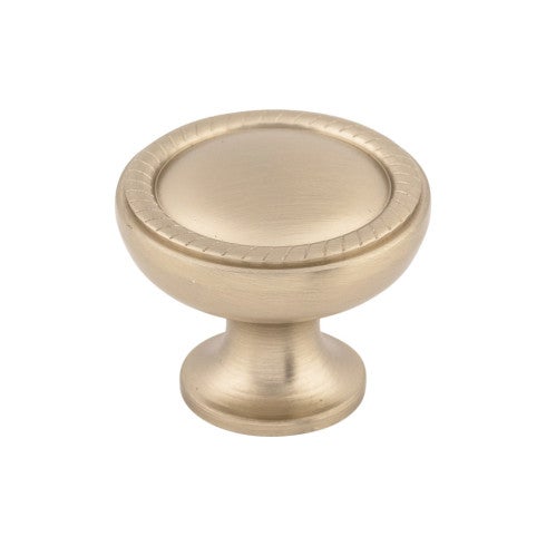 Top Knobs Emboss Knob 1 1/4" in Brushed Bronze