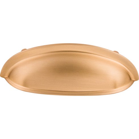 Top Knobs Somerset Cup Pull 3" c-c in Brushed Bronze