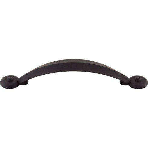 Top Knobs Angle Pull 3 3/4" c-c in Flat Black