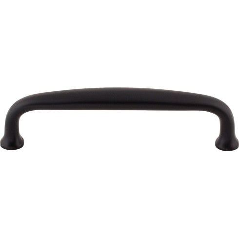 Top Knobs Charlotte Pull 4" c-c in Flat Black