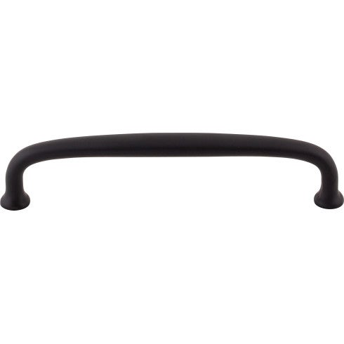 Top Knobs Charlotte Pull 6" c-c in Flat Black