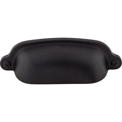 Top Knobs Charlotte Cup Pull 2 9/16" c-c in Flat Black