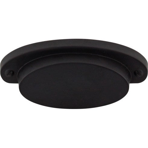 Top Knobs Dakota Cup Pull 2 9/16" c-c in Flat Black